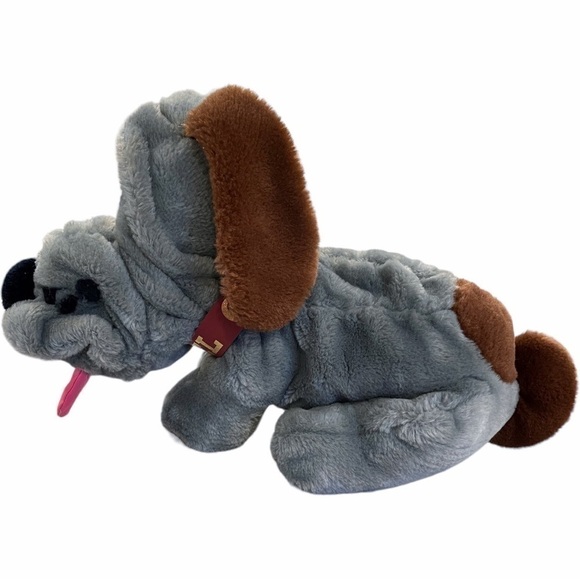 VINTAGE Animal Playthings Kennel Club Basset Hound Dog Plush Stuffed Animal 1986 - Picture 5 of 13